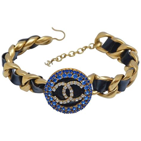 chanel rhinestone choker|chanel necklace sale.